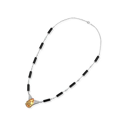 Колье с топазом Империал 