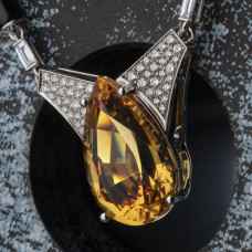 Колье с топазом Империал 